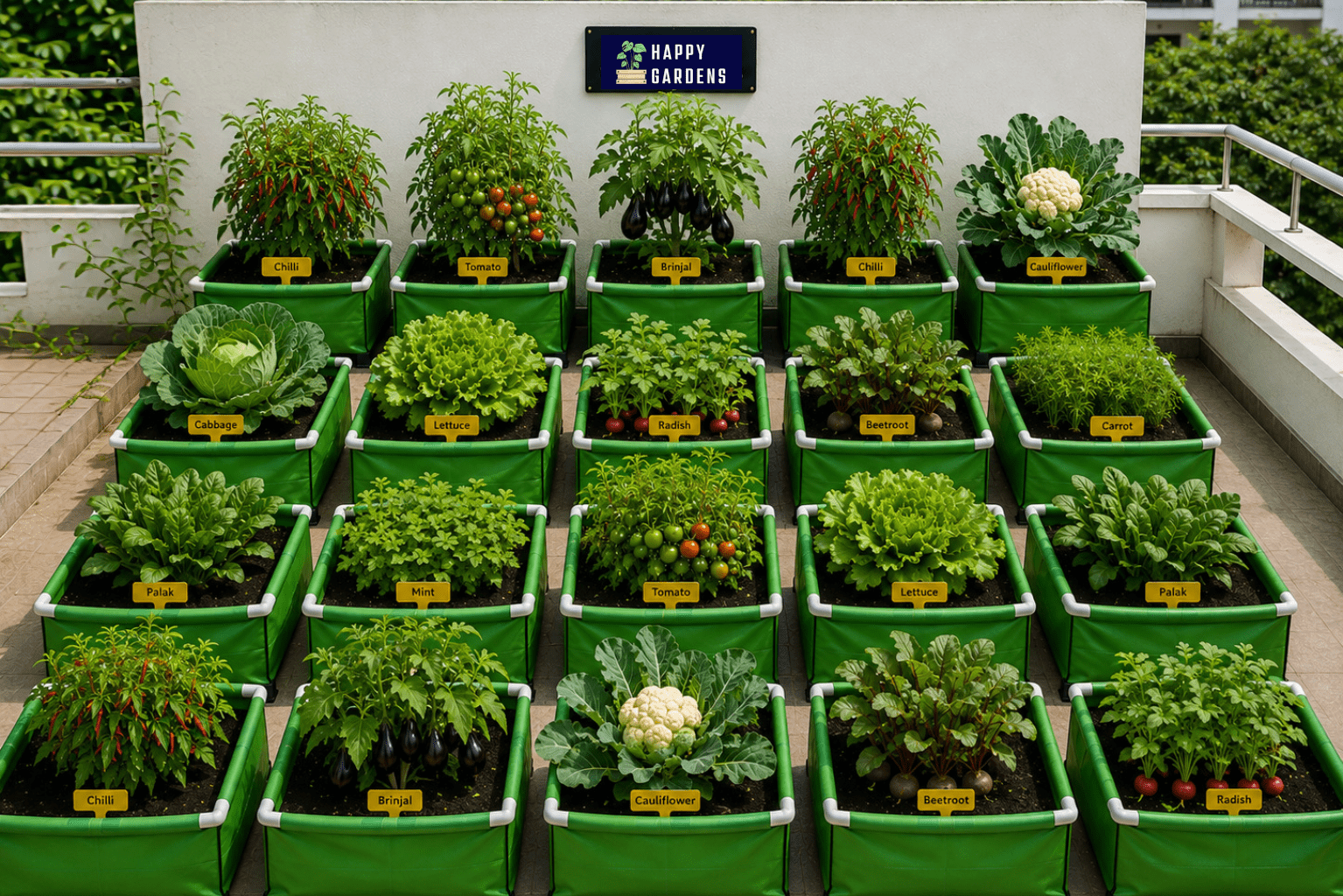 Standard Setup (20 Trays)
