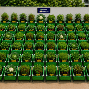60 Tray Vegetable Terrace Garden Monthly Maintenance Subscription